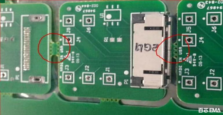 PCB 之间的分离片